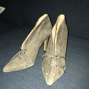 Pour La Victoire “Camille” Suede Booties